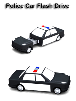 Custom Police Car Flash Drive 